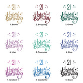 21st Birthday White Photo Album Gift For Him Or Her 50 x 6x4 Photos